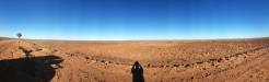  flat landscape near the dig tree site