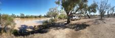  camp at the noccundra waterhole